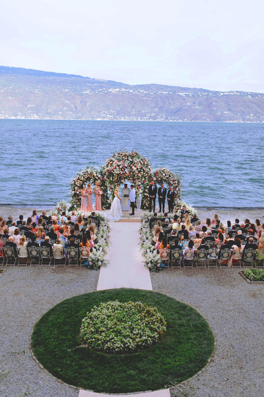 Ceremony on Lake Garda